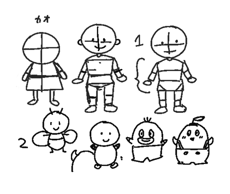 キャラクターの描き方